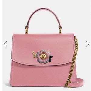 ISO coach Parker tea rose top handle bag